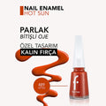 Flormar Hot Sun Nail Enamel: Intense Color, Long Lasting, Chip Resistant Nail Polish for Vibrant, Healthy Nails