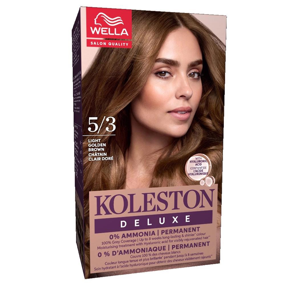 Wella Koleston Deluxe Ammonia-Free Hair Dye 5/3 Light Golden Brown