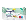 Babydream Baby Wipes for Sensitive Skin - Aloe Vera, Vegan, Hypoallergenic, DAAB Approved - 2*80 Count
