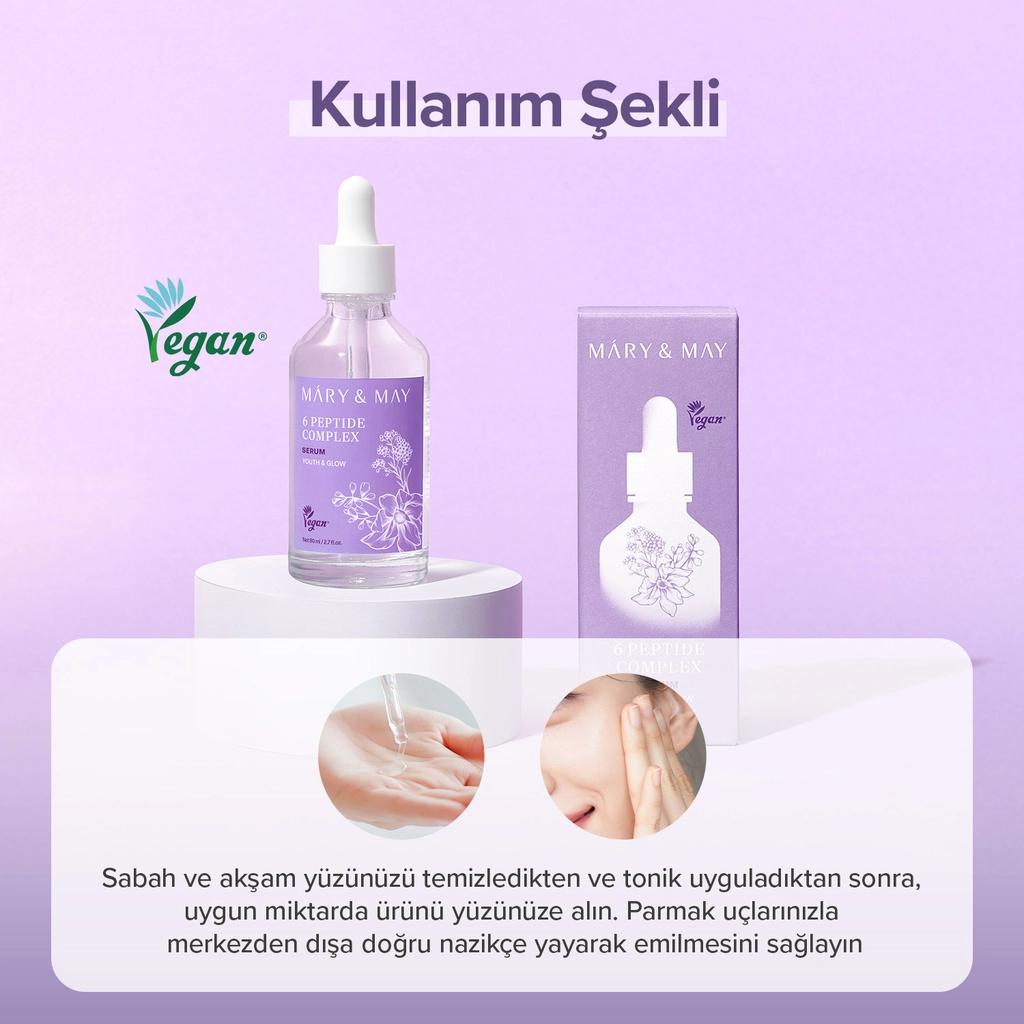 Mary & May 6 Peptide Complex Serum for Firming 80ml