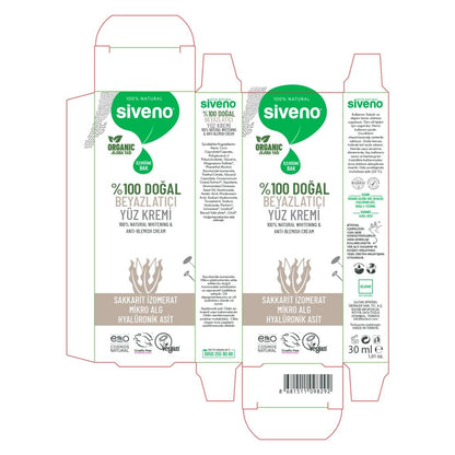 Siveno Natural Brightening Face Cream 30 ml