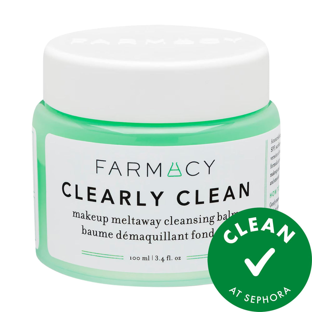 Clearly Clean Makeup Removing Cleansing Balm - Fragrance-Free, Vegan, Gluten-Free, Cruelty-Free Skincare for Sensitive Skin