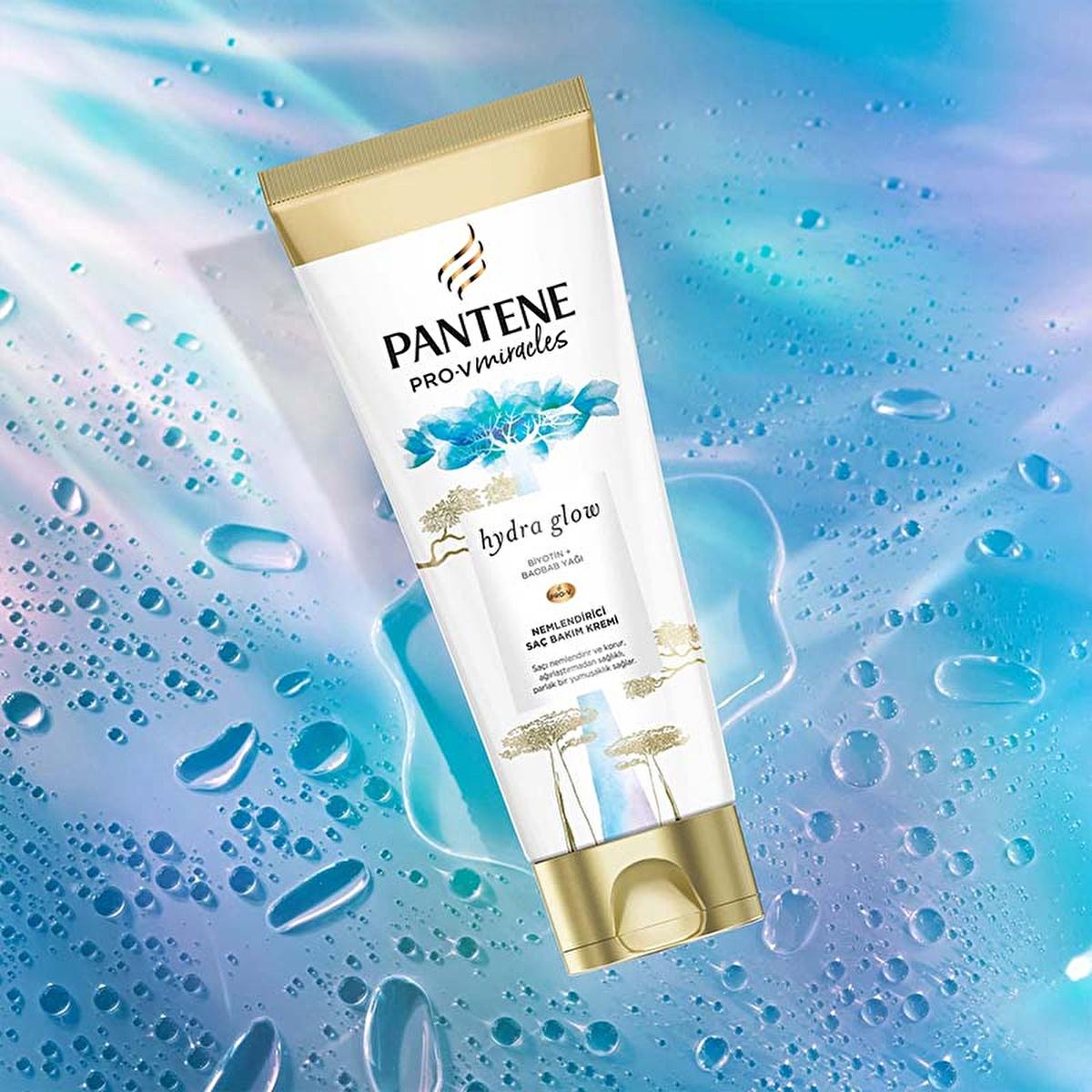 Pantene Hydra Glow Hair Cream 275ml - Moisturizing & Protective Hair Care for Dry & Damaged Hair