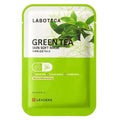 Leaders Labotica Soothing Green Tea Face Mask - Calming Skincare for Sensitive Skin, 0.68 fl oz