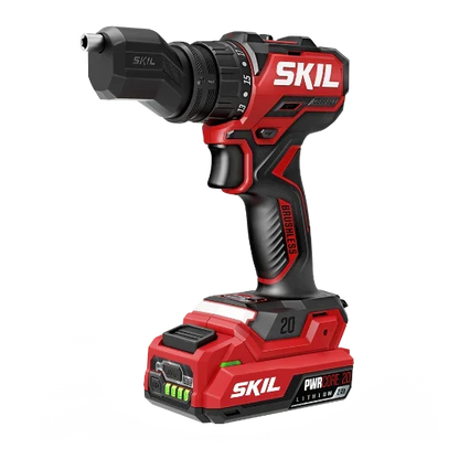 SKIL QD6293B-10 20V Installation Drill Kit with 4 Attachments, 20V 2.0Ah USB-C Battery and 45W PD Charger