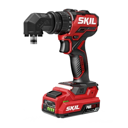 SKIL QD6293B-10 20V Installation Drill Kit with 4 Attachments, 20V 2.0Ah USB-C Battery and 45W PD Charger