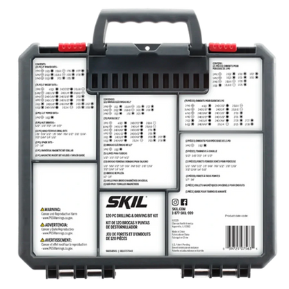 SKIL SMXS8501 120pc Drilling and Screw Driving Kit w/ Bit Grip
