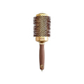 Olivia Garden Expert Blowout Shine Wavy Bristles Hair Brush - Professional Blowout Styling & Reduced Tangles - Gold & Brown