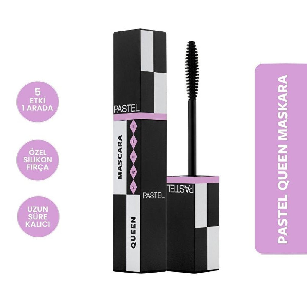 Pastel Queen Long-Lasting, Nourishing Mascara for Volumized & Lifted Lashes