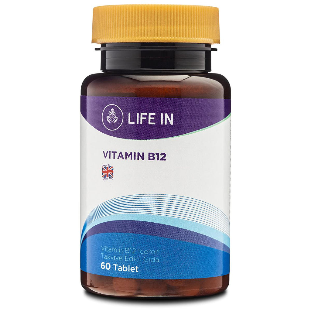 Life In B12 - Vitamin B12 Supplement for Adults and Children Over 11 Years - Boosts Immune System, Reduces Fatigue