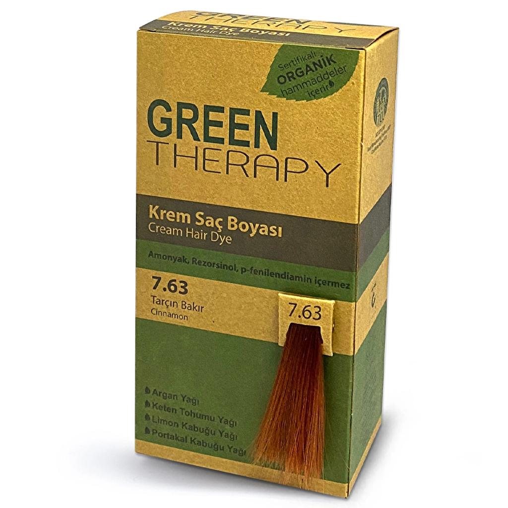Green Therapy Hair Dye 7.63 Copper