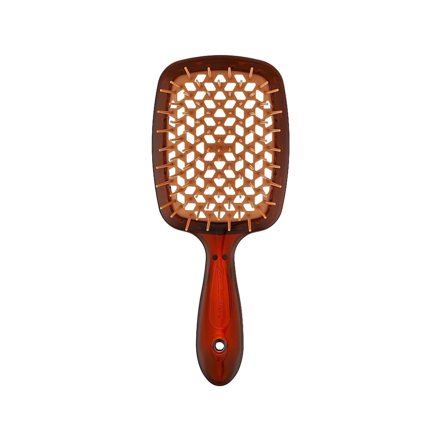 Janeke Superbrush Detangling Hair Brush in Brown 1 pc