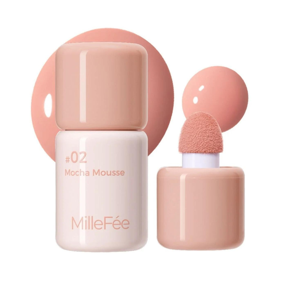 Millefee Shake Drop Blush 02 Mocha Mousse 1pc