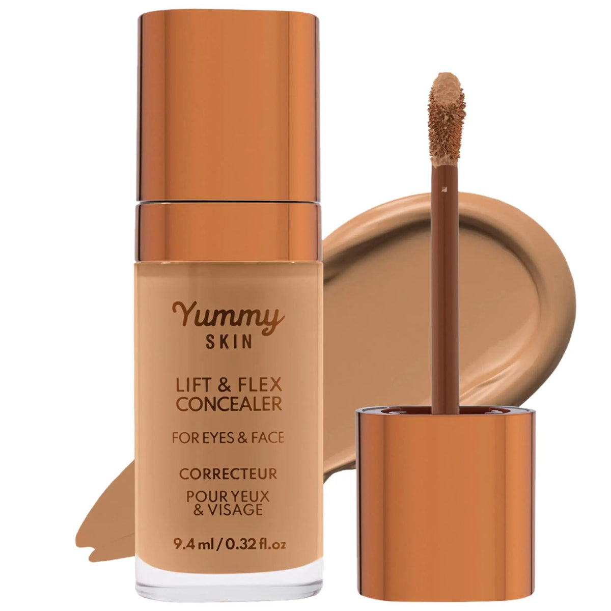 Yummy Skin Hydrating Concealer with Hyaluronic Acid & Caffeine - Vegan, Cruelty-Free, Natural Finish
