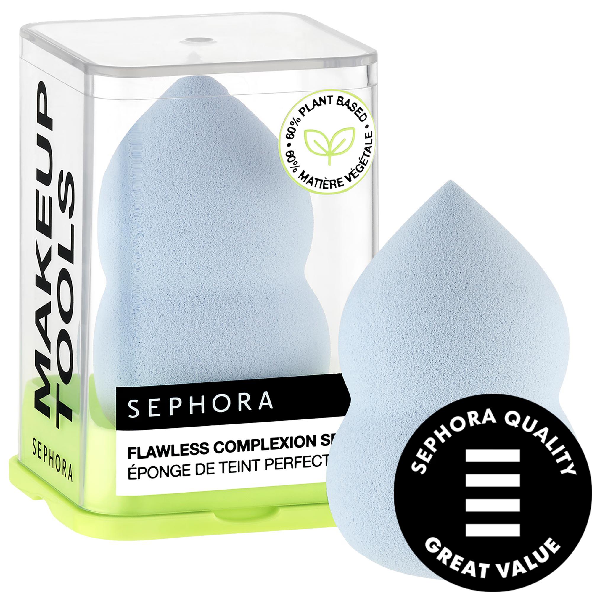 Flawless Complexion Sponge by Flawless - Hourglass Shape Makeup Applicator for Liquid, Cream & Powder Formulas - Latex-Free & 60% Plant-Based