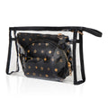 Eklips 3-Piece Set Bag - Black PVC, Fashionable Storage & Organization