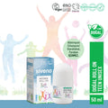 Siveno Natural Teen Unisex Roll On Deodorant - 50ml, Non-Irritating, Potassium Alum, Sensitive Skin Friendly