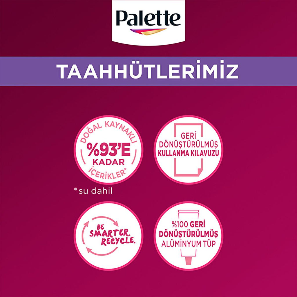 Palette Deluxe Hair Dye - Intense, Long-Lasting Color with Micro Oils for Vibrant Hair