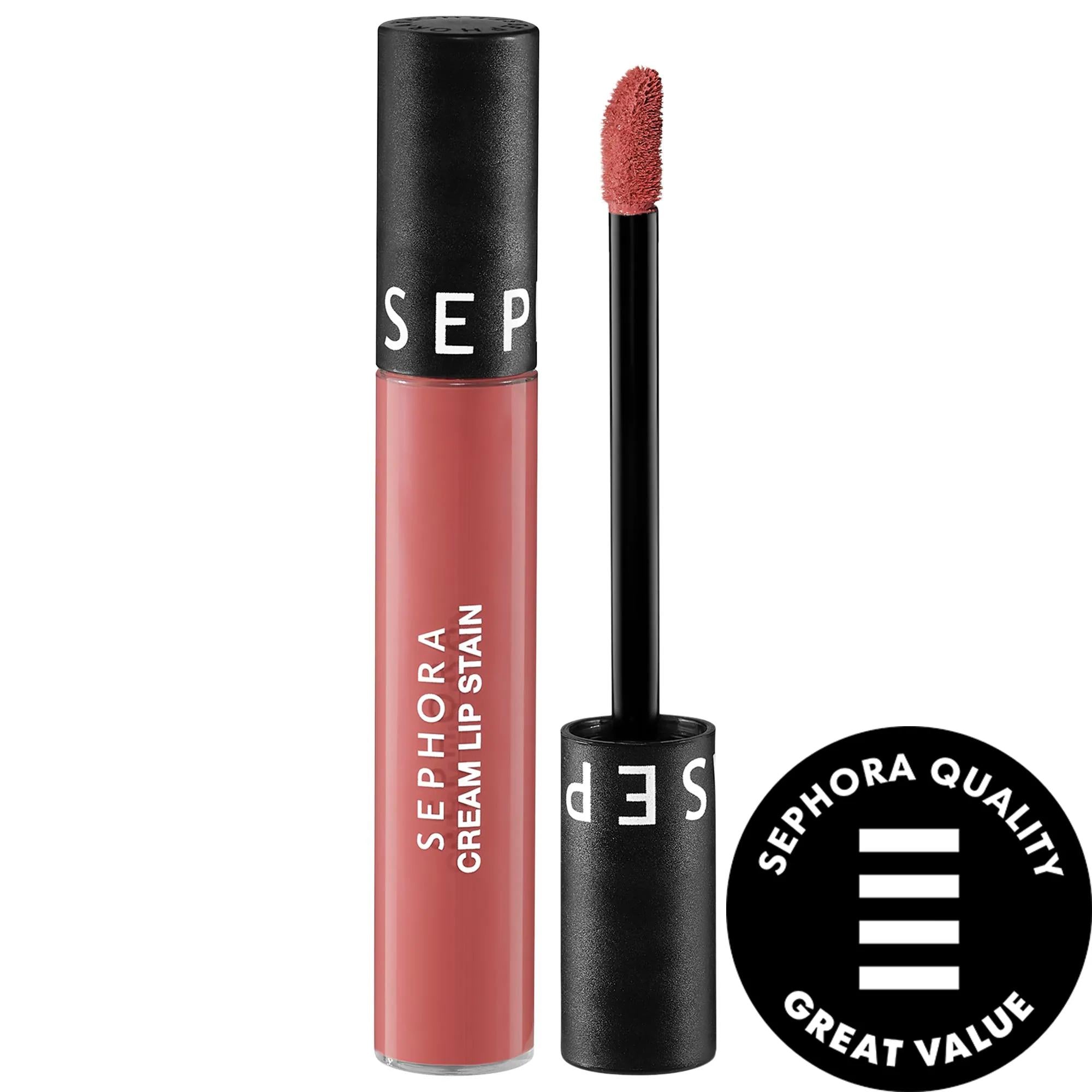 Glossier Cream Lip Stain - 10HR Long-Lasting Liquid Lipstick for Hydrating Lips, Vegan & Cruelty-Free Makeup