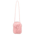 Eklips Pink Plush Phone Bag with Soft Texture