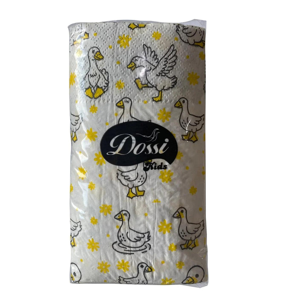 Dossi Duck Patterned Napkins for Table Decor 50-Pack