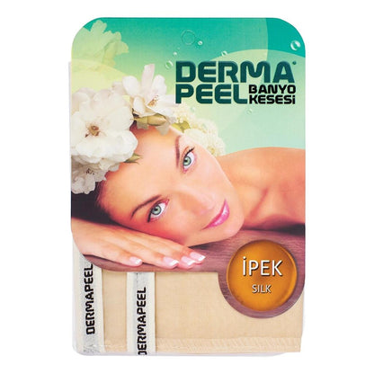 Dermapeel Natural Silk Bath Mitt for Smooth Skin