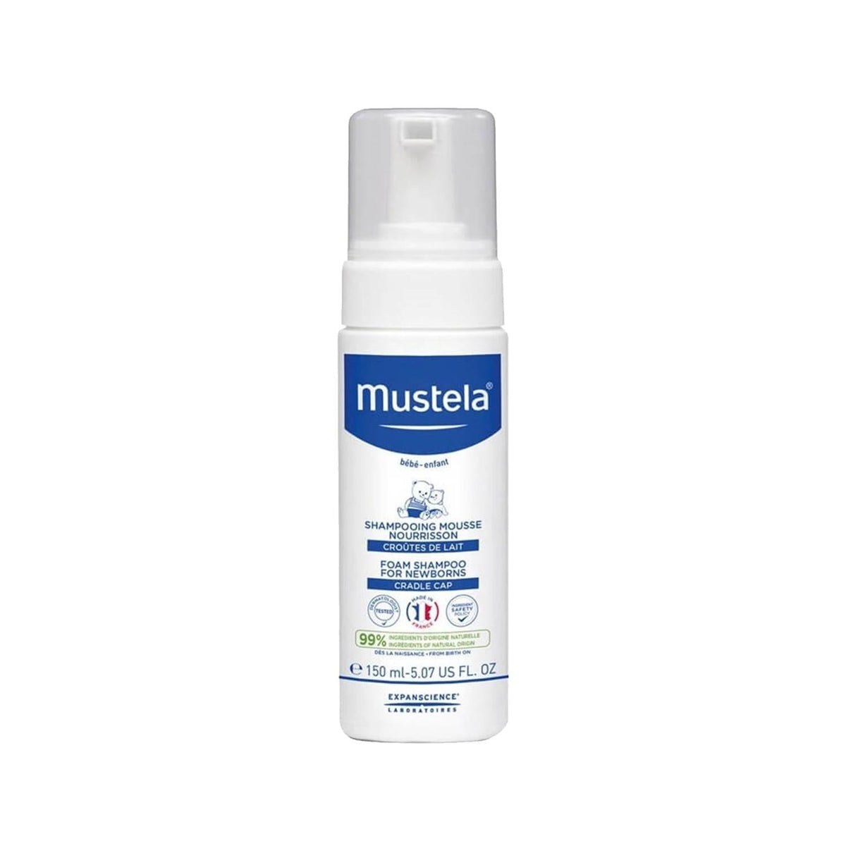 Mustela Newborn Foam Shampoo for Cradle Cap 150 ml