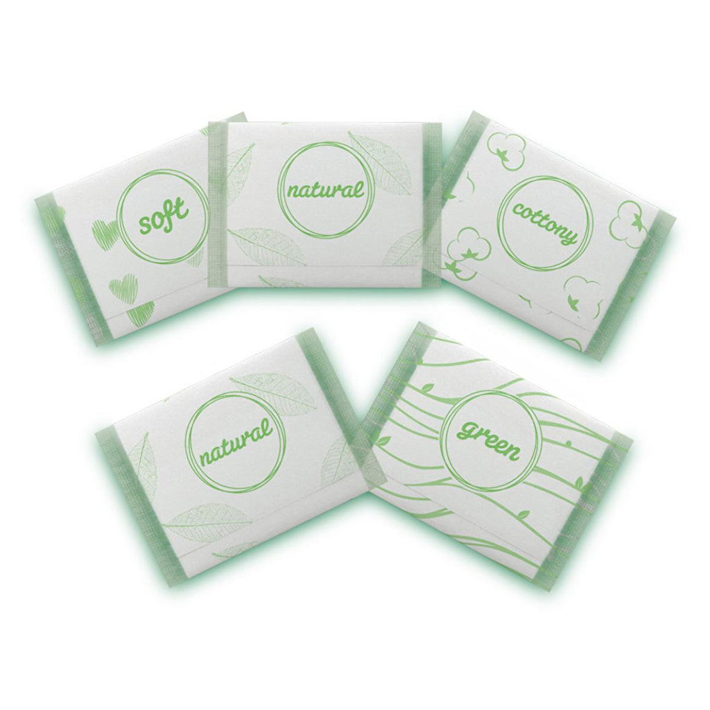 Molped Pure & Soft Organic Cotton Pads: Hypoallergenic, Chlorine & Paraben Free Sanitary Napkins for Sensitive Skin - 7 Count