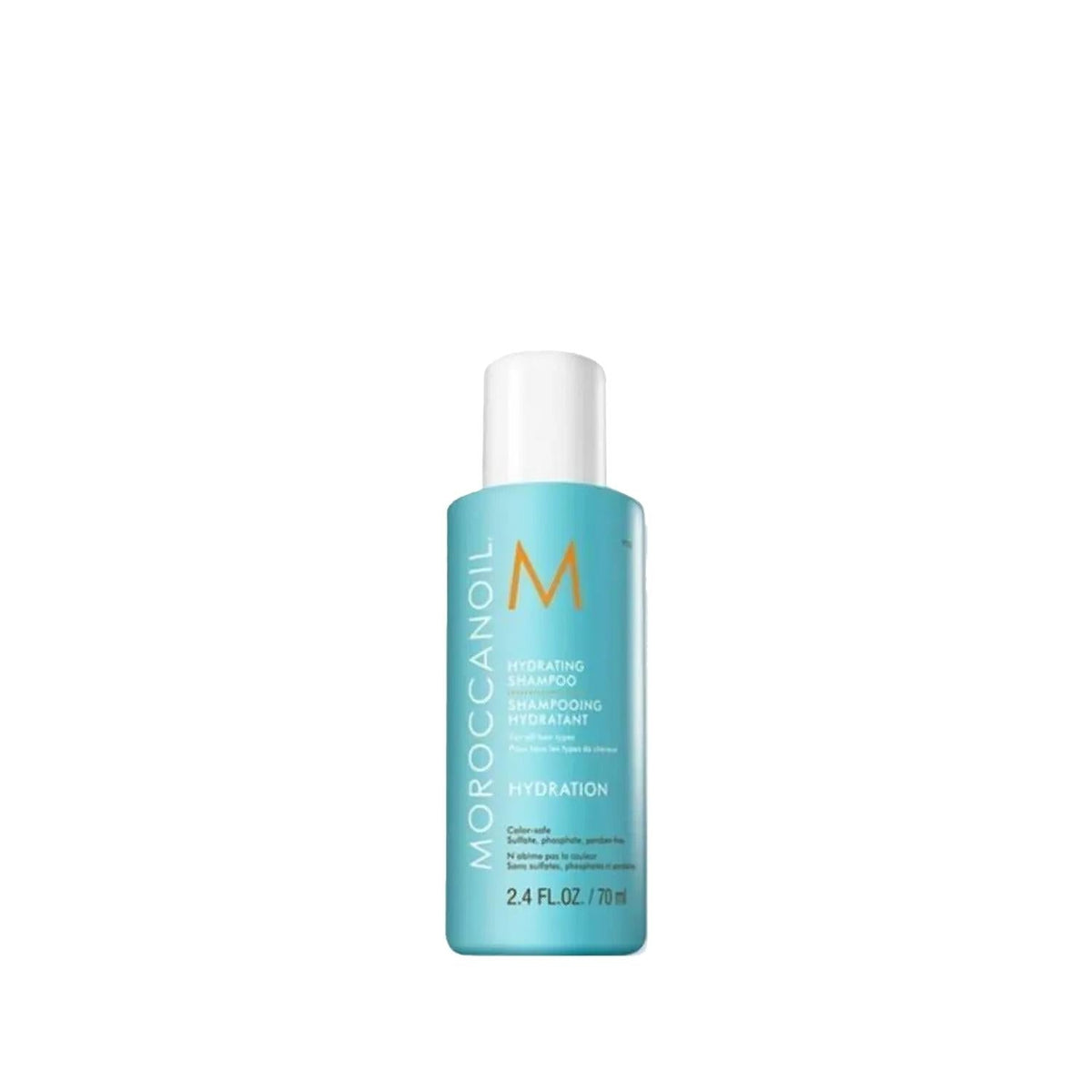 Moroccanoil Hydrating Shampoo (70ml) - Deeply Moisturizing Hair Cleanser for Dry, Damaged Hair - Travel Size