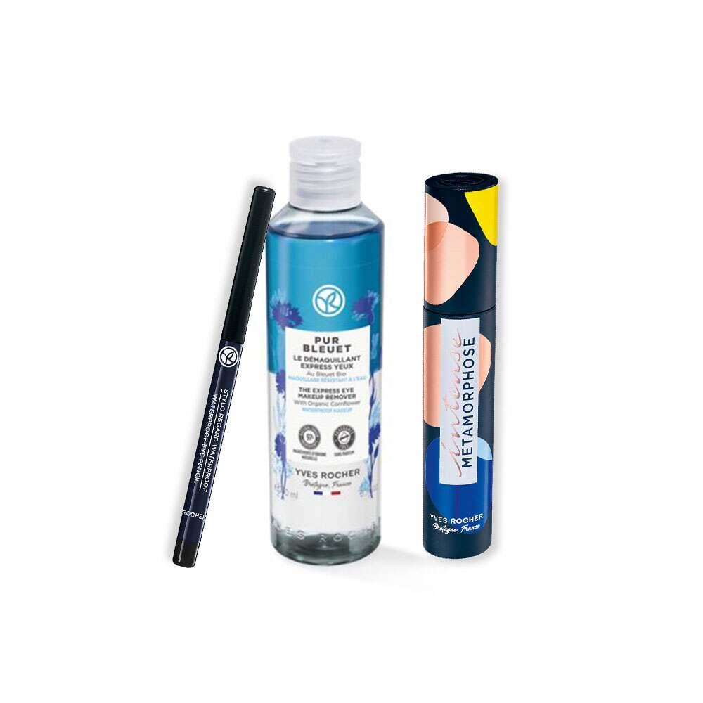 Eye Makeup Set - Waterproof Eye Makeup Set with Eyeliner, Mascara & Remover