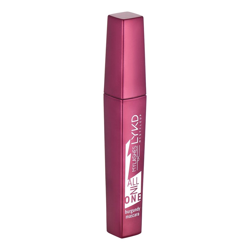 LYKD All in One Burgundy Mascara for Volume and Curl