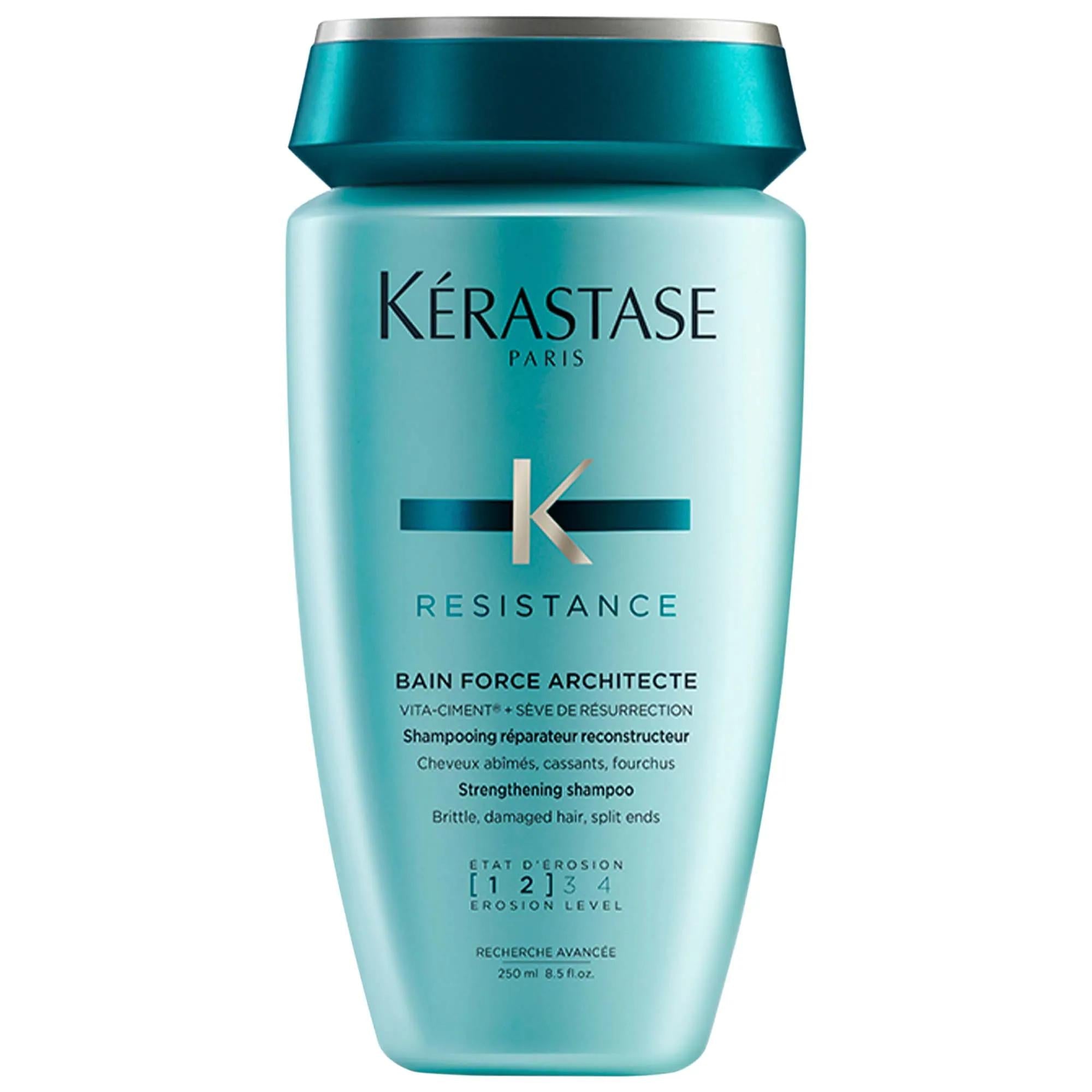 Resistance: Advanced Hair Strengthening Shampoo for Damaged, Heat-Styled Hair - Repair Split Ends, Breakage & Restore Shine with Keratin & Ceramides