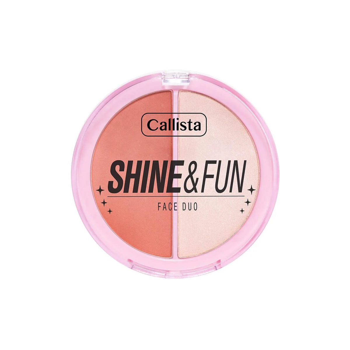 Callista Shine Fun Face Duo Blush & Highlighter Palette 140