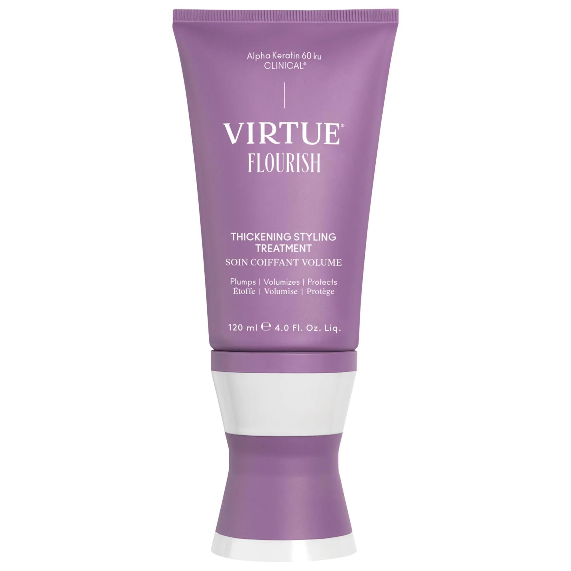 Flourish Thickening Styling Treatment: Volumizing Hair Cream for Thinning Hair | Heat Protectant & Cruelty-Free Formula