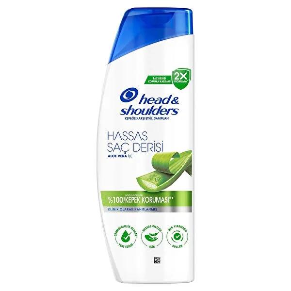 Head & Shoulders Aloe Vera Anti-Dandruff Shampoo: Soothe Itchy, Dry, Sensitive Scalp & Eliminate Flakes with Lasting 72-Hour Protection