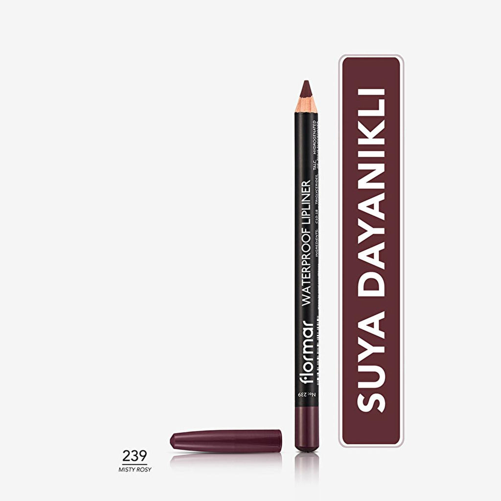 Flormar Waterproof Matte Lip Liner: Experience Long-Lasting, Highly Pigmented Color & Precise Definition - Non-Drying Formula
