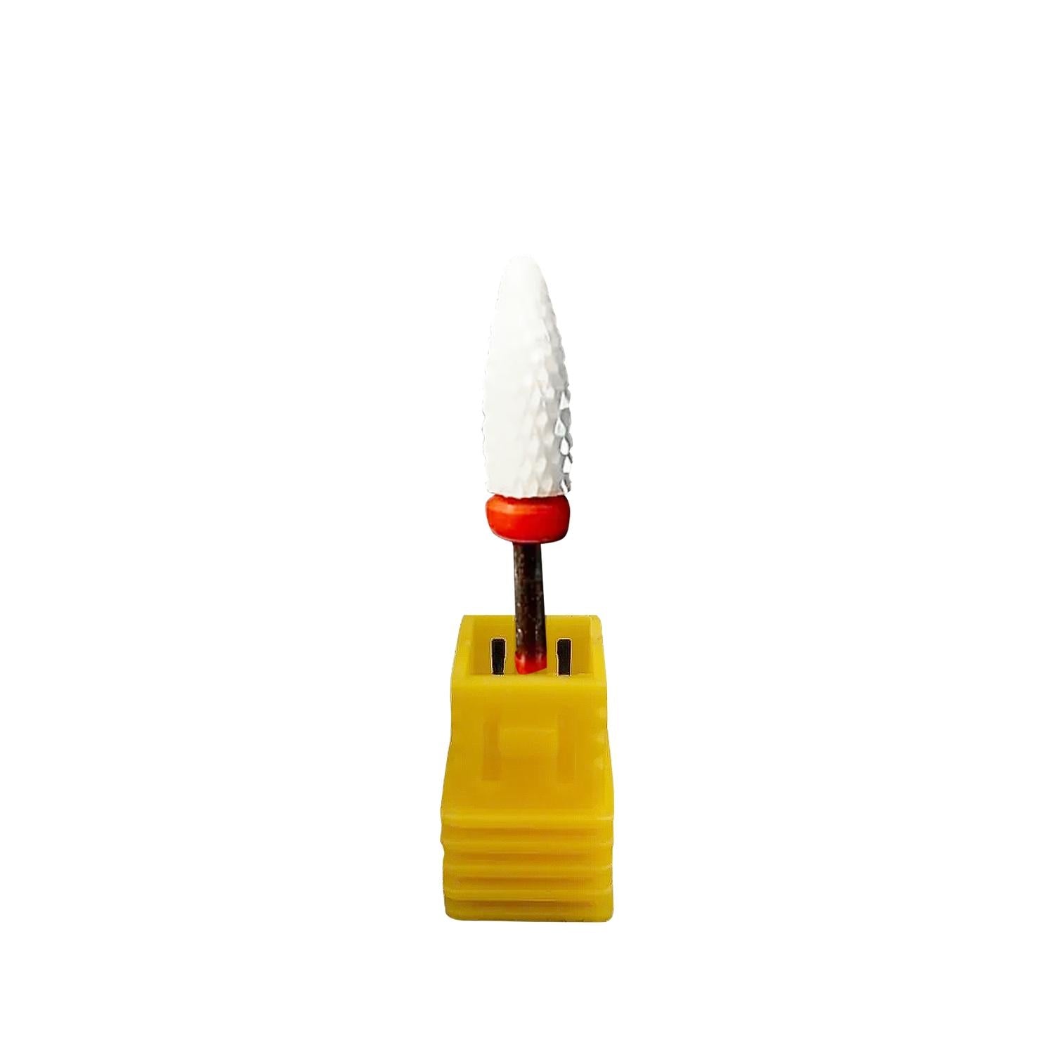 Trina Seramik Nail Drill Bit - Ceramic Nail Drill for Artificial Nail Care, Red TRNDRILBIT0013