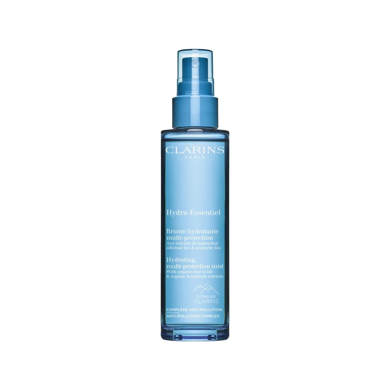 Clarins Hydra-Essentiel Hydrating Multi-Protection Facial Mist: Replenish Dry Skin, Fight Pollution & Maintain a Healthy Complexion