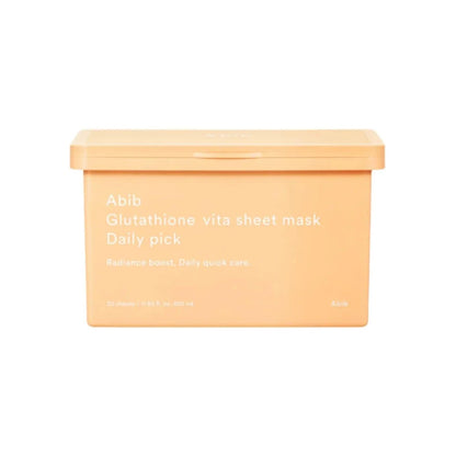 Abib Glutathione Vita Sheet Mask Daily Pick 30 Sheets