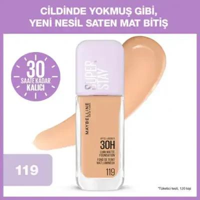 Maybelline New York Lumi Mat Fondúten - Lightweight, Long-Lasting Matte Foundation Makeup for Natural Finish