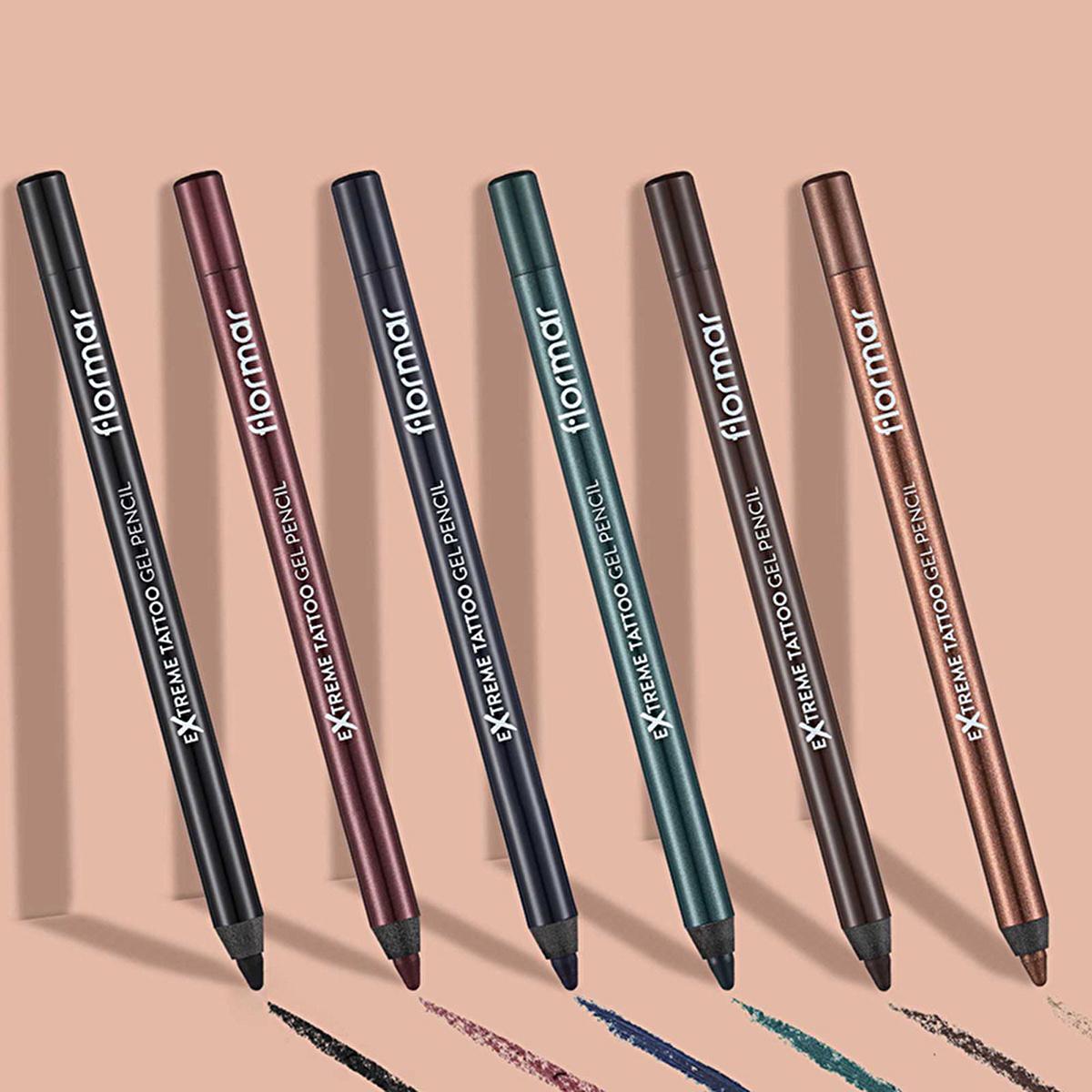 Flormar Extreme Tattoo Waterproof Gel Eye Liner - Long-Lasting, Precise Application for Various Eye Makeup Styles