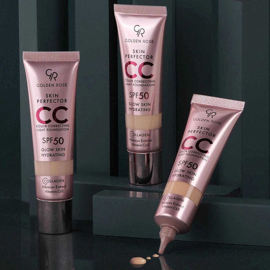 Golden Rose Skin Perfect CC SPF 50 Foundation 106 Toffee 30ml