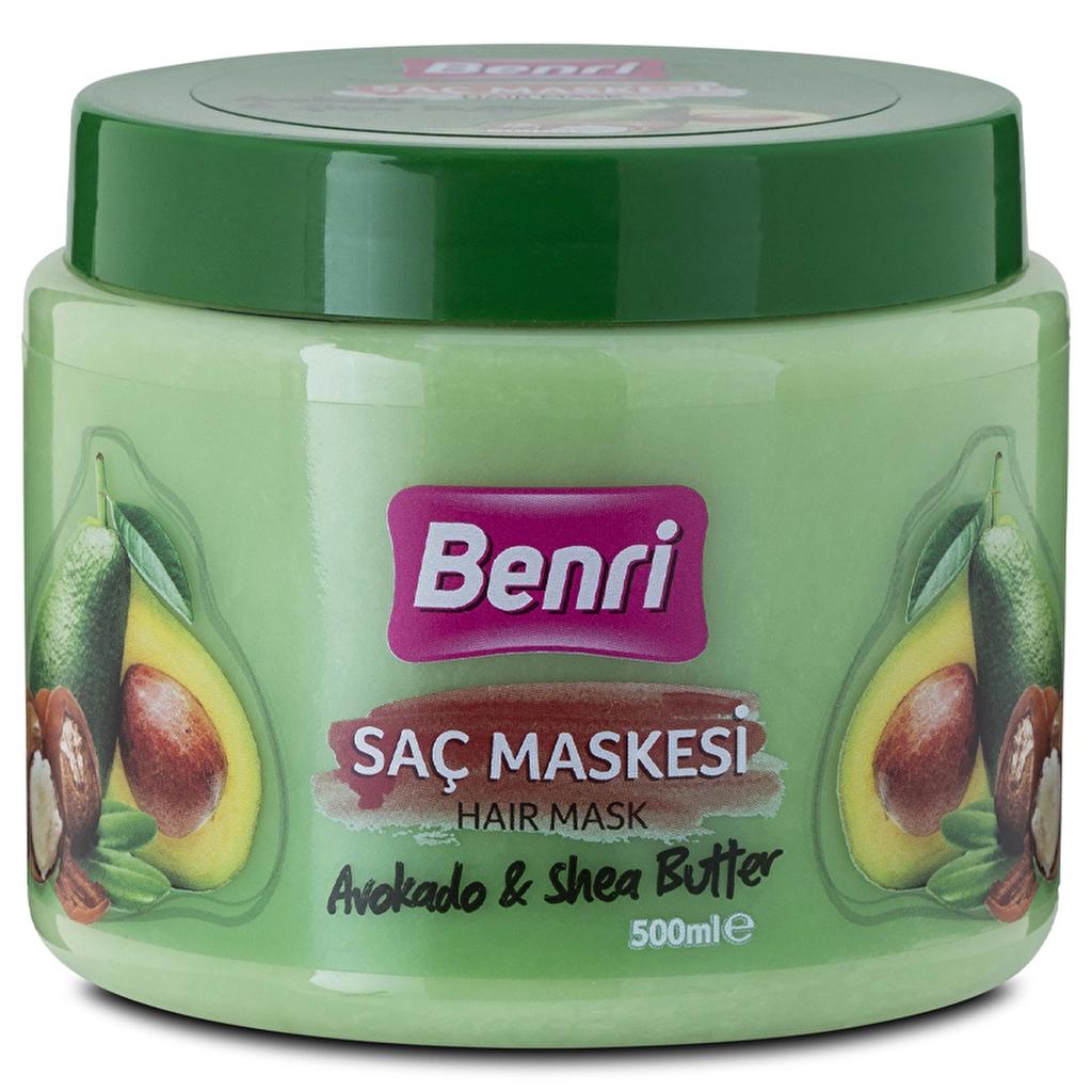 Benri Shea Butter & Avocado Nourishing Hair Mask 500 ml
