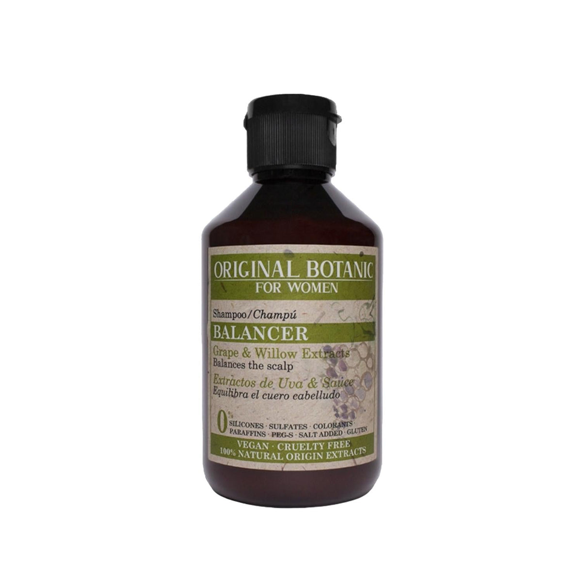 ORIGINAL BOTANIC Vegan Shampoo for Women - Deep Cleansing, Cruelty-Free Hair Care, 8.45 fl oz