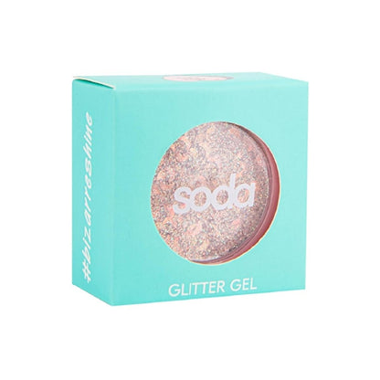 Soda Glitter Gel 002 Leo - Long-Lasting Glitter Gel for Cosmetic Use on Social Media