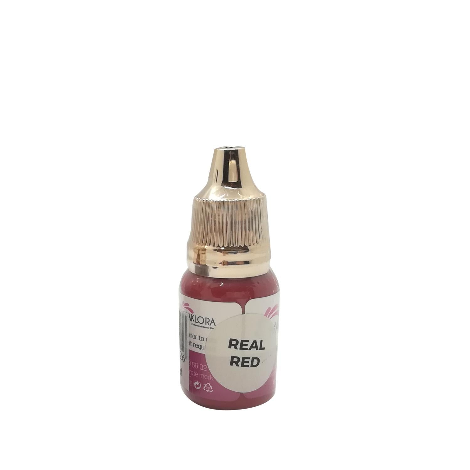 Maklora Permanent Makeup Dye MKL-08 Real Red - 12 ml, Lasting Color for Makeup Applications, Permanent Makeup Pigment