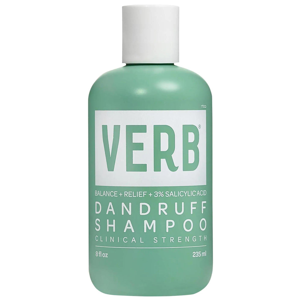 Verb Dandruff Shampoo with Salicylic Acid: Itchy Scalp & Flake Relief, Vegan & Cruelty-Free Soothing Scalp Treatment