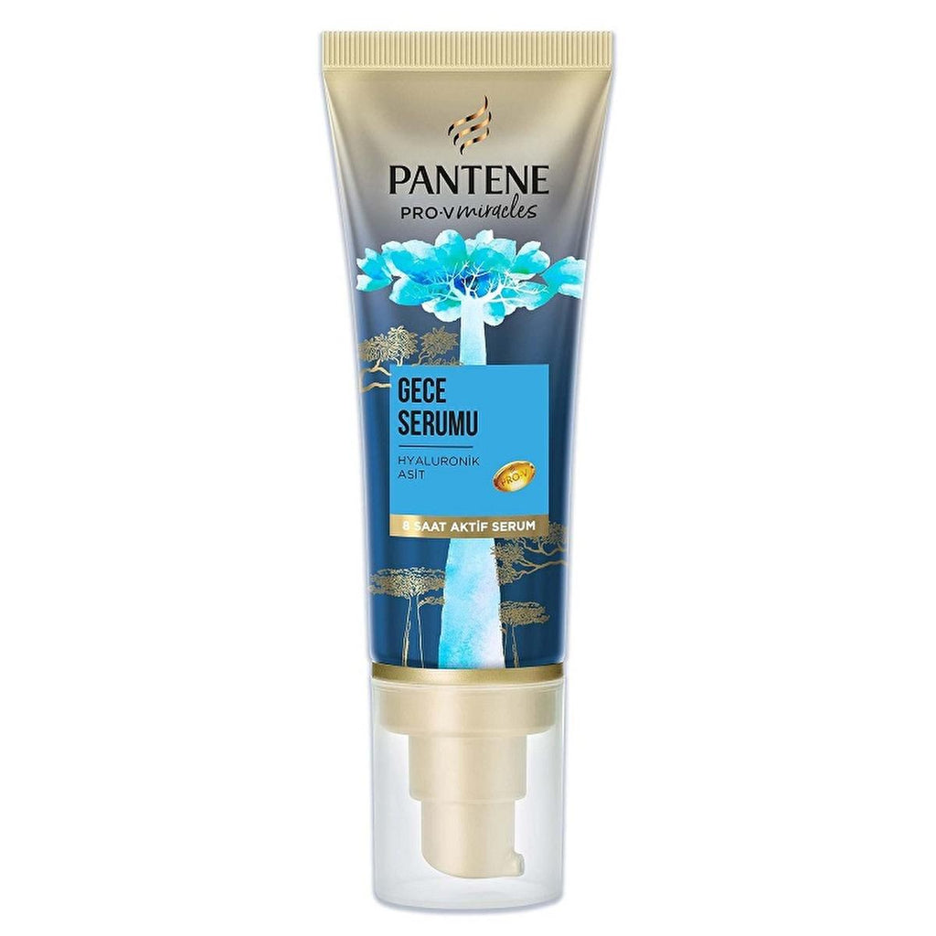 Pantene Hydra Glow Hair Serum - 70ml, Non-Greasy, Long-Lasting Hydration for Dry Hair