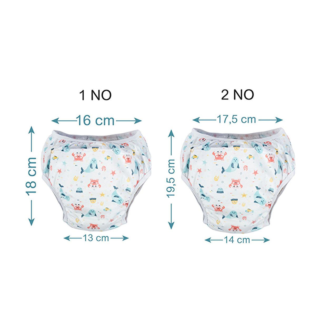 Sevi Bebe Potty Training Pants - Breathable, Reusable, Non-Toxic Training Underwear for Toddlers (15-20 kg)