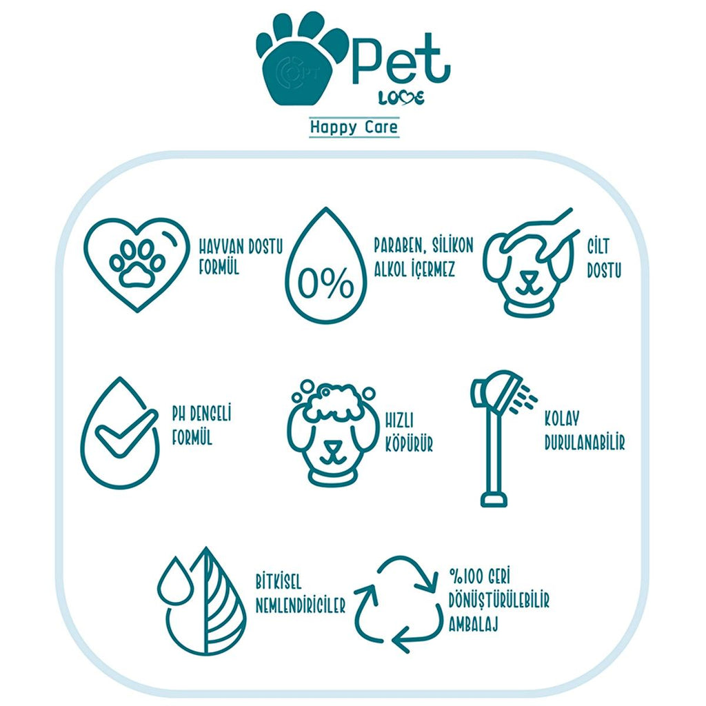Pet Love Argan Oil Pet Shampoo for Cats & Dogs - Natural, Gentle, 16.91 fl oz